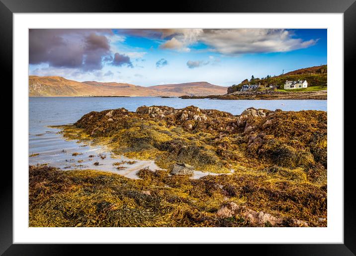 Loch Eishort at Ord on the Isle of Skye Framed Mounted Print by John Frid