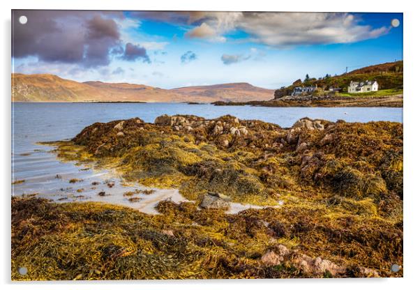 Loch Eishort at Ord on the Isle of Skye Acrylic by John Frid