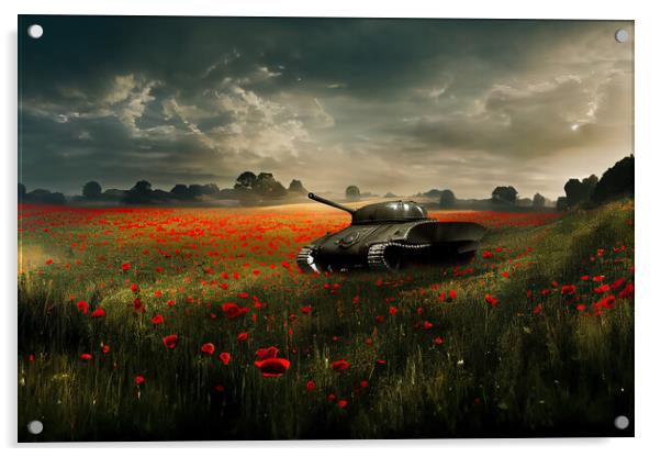 The Tank Acrylic by J Biggadike