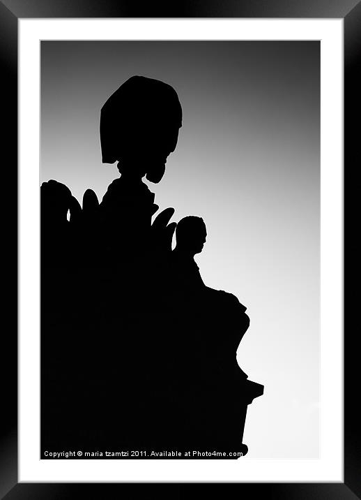 Guarding angel Framed Mounted Print by Maria Tzamtzi Photography