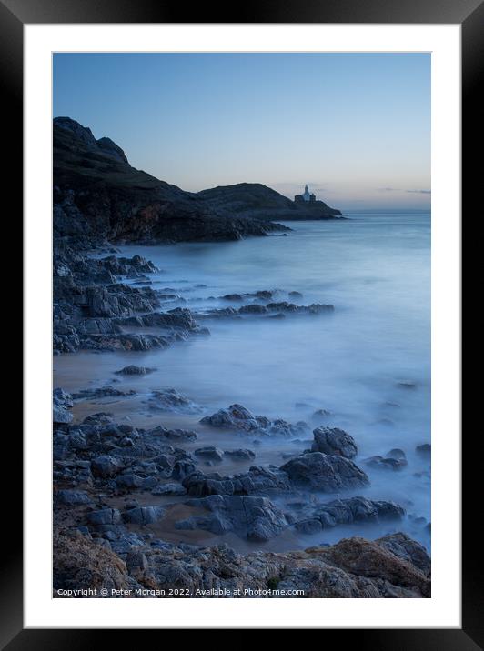 Rocky dawn sunrise Framed Mounted Print by Peter Morgan