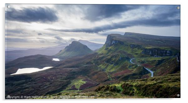 Quiraing, Isle of Skye Acrylic by Mark Hetherington