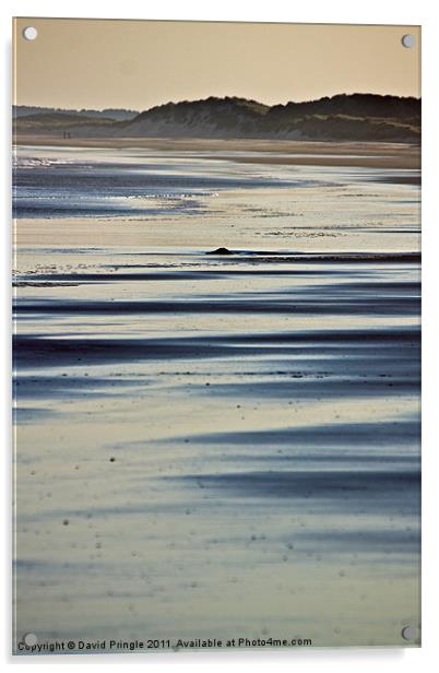 Beach Patterns Acrylic by David Pringle