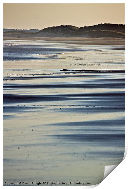Beach Patterns Print by David Pringle