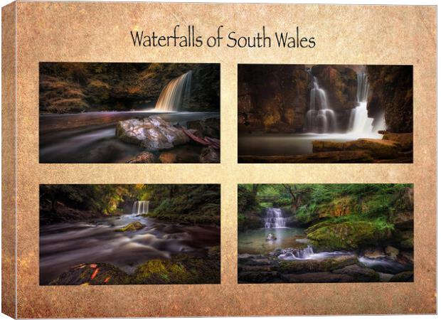 Waterfalls of South Wales Canvas Print by Leighton Collins