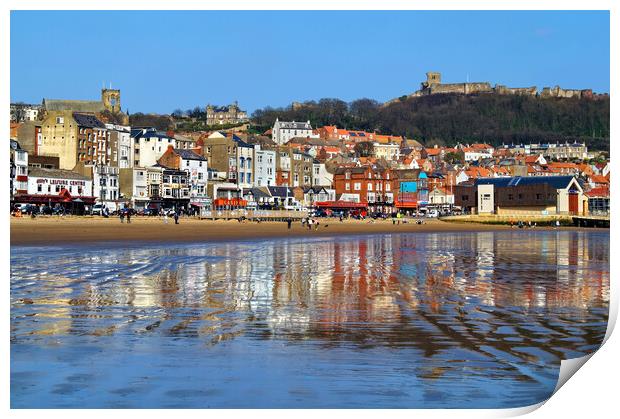 Scarborough South Bay, North Yorkshire  Print by Darren Galpin