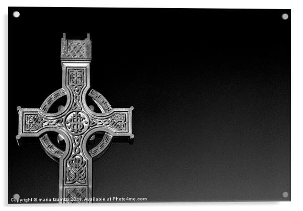 Celtic cross IIb Acrylic by Maria Tzamtzi Photography
