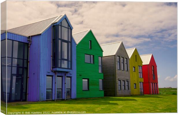 Homes of Colour Canvas Print by Rob Hawkins