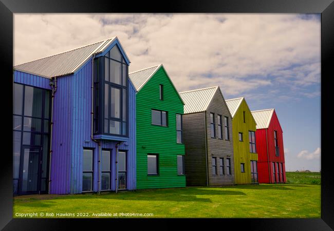 Homes of Colour Framed Print by Rob Hawkins