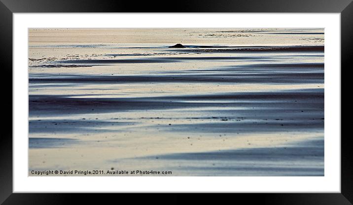 Beach Patterns II Framed Mounted Print by David Pringle