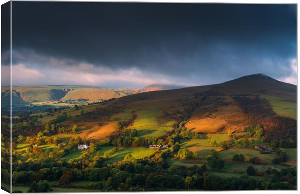 Lose Hill. Hope Valley. Peak District.   Canvas Print by John Finney