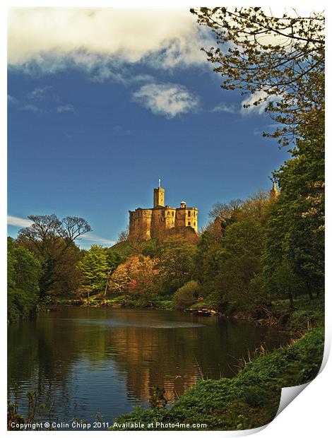 Warkworth Castle Print by Colin Chipp