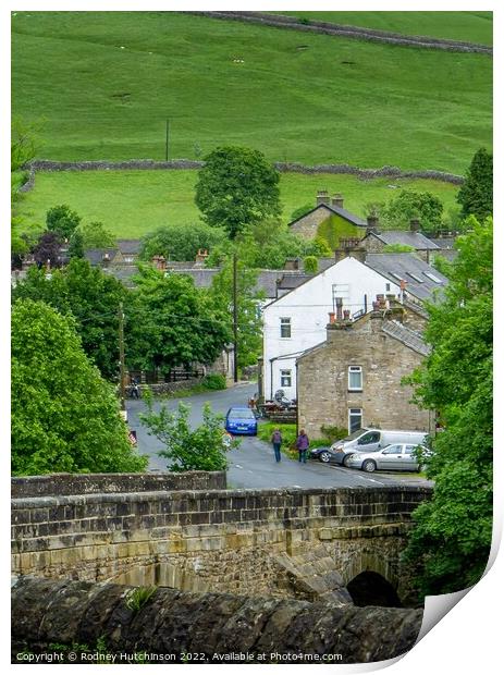 Serenity in the Yorkshire Dales Print by Rodney Hutchinson