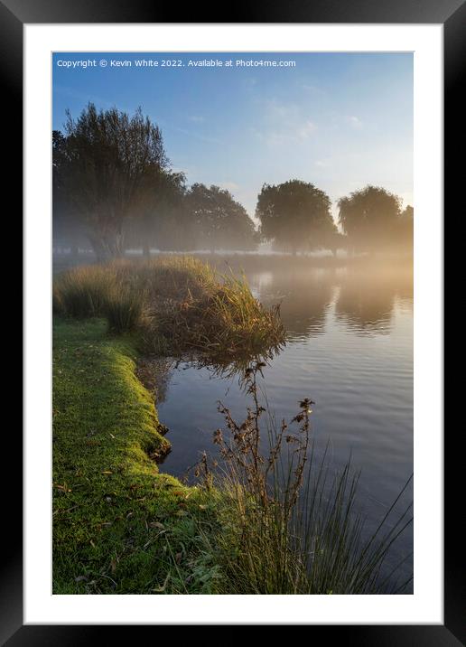 November mild weather Framed Mounted Print by Kevin White