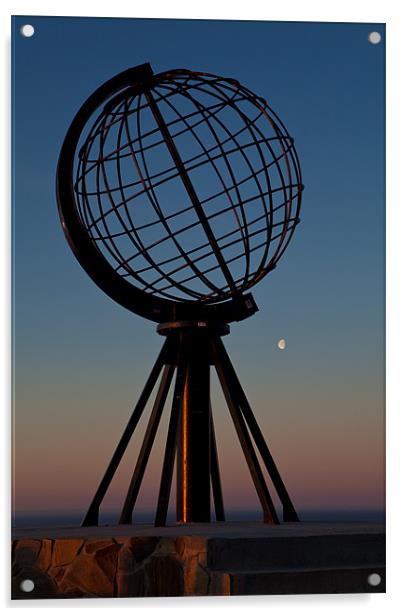 North Cape globe Acrylic by Thomas Schaeffer