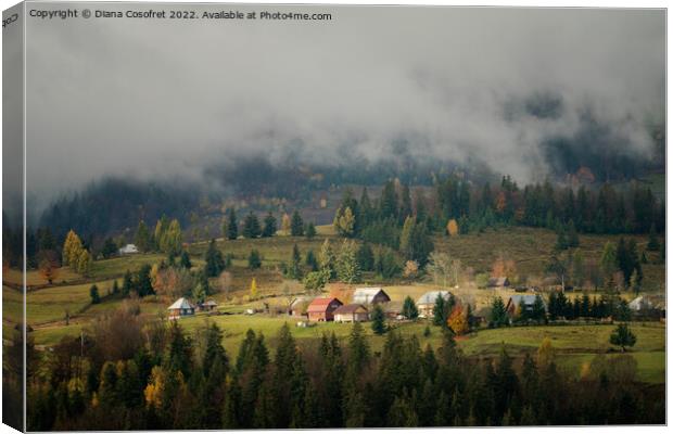 Sky cloud Canvas Print by Diana Cosofret