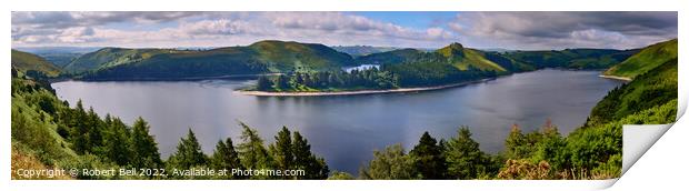 Clewedog Reservoir Print by Robert Bell