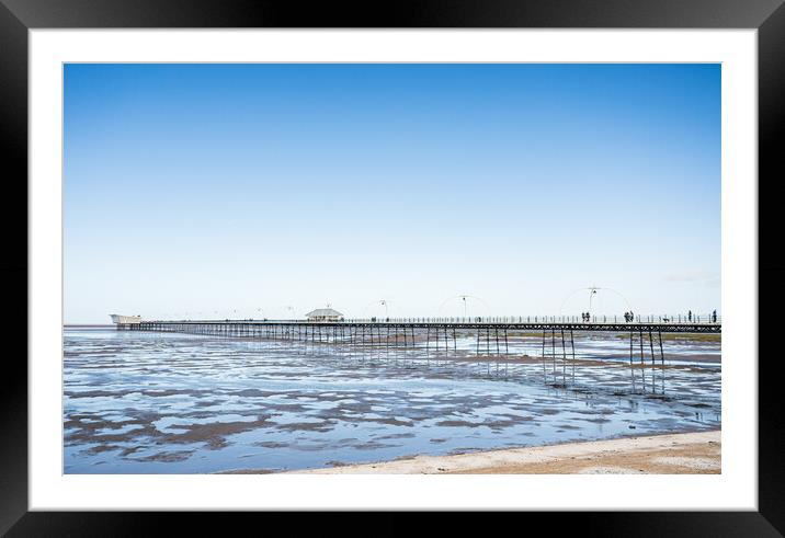 Southport Pier seascape Framed Mounted Print by Jason Wells