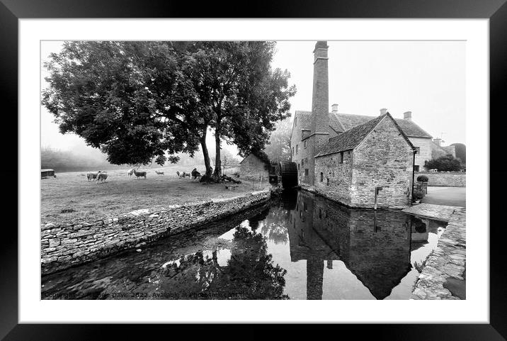 The Old Mill, Lower Slaughter Framed Mounted Print by Michele Davis