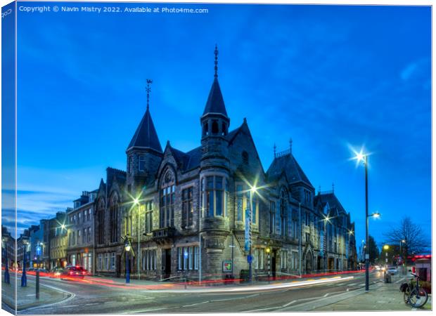 The Municipal Buildings Perth, Scotland  Canvas Print by Navin Mistry