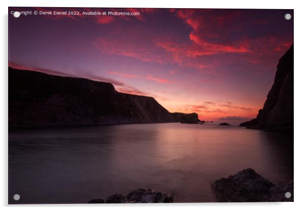 Majestic Sunrise at Man O'War Bay Acrylic by Derek Daniel