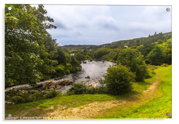 Donegal River Glen  Acrylic by Margaret Ryan