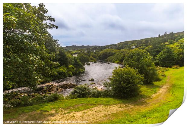 Donegal River Glen  Print by Margaret Ryan