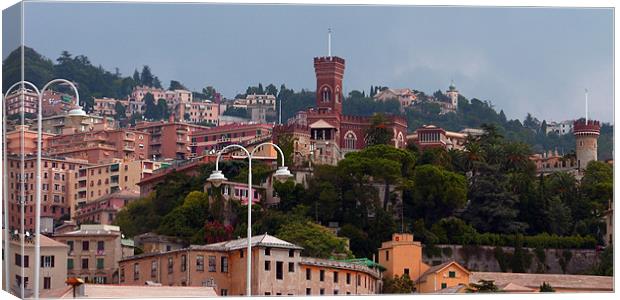 Genoa City View Canvas Print by Tom Gomez