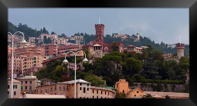Genoa City View Framed Print by Tom Gomez