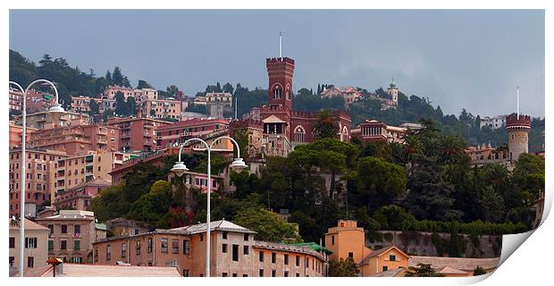 Genoa City View Print by Tom Gomez