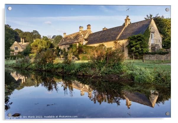 Upper Slaughter Acrylic by Jim Monk