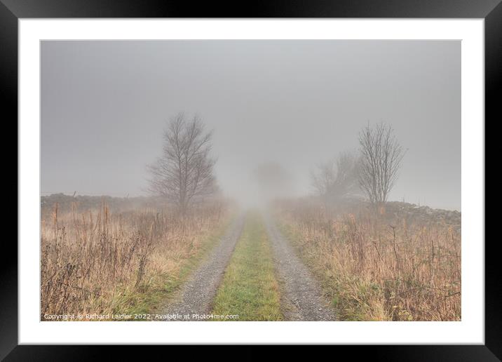 Botany Road in the Mist  Framed Mounted Print by Richard Laidler