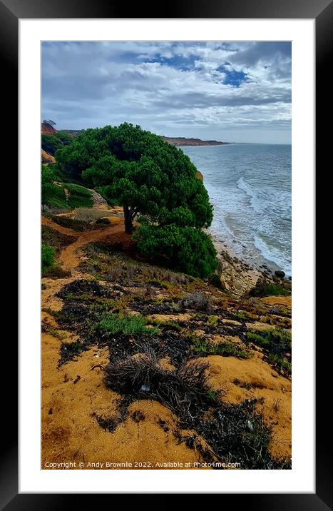 Albufeira, Portugal Framed Mounted Print by Andy Brownlie