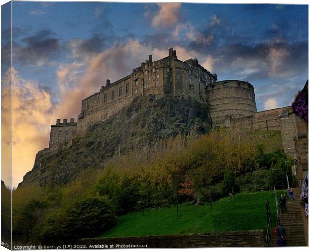 Edinburgh Castle Canvas Print by dale rys (LP)