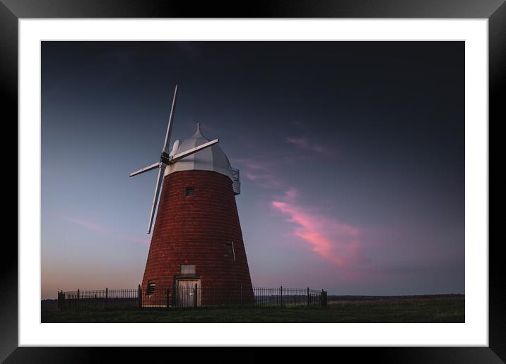 Halnaker Windmill Framed Mounted Print by Mark Jones