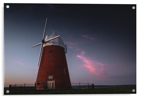 Halnaker Windmill Acrylic by Mark Jones