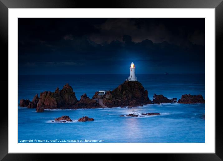 lighthouse keeper Framed Mounted Print by mark surcouf