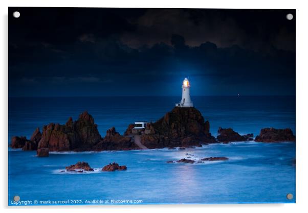 lighthouse keeper Acrylic by mark surcouf