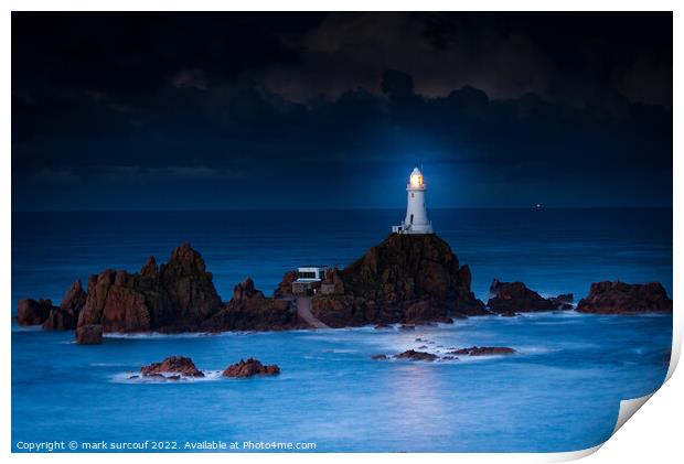lighthouse keeper Print by mark surcouf