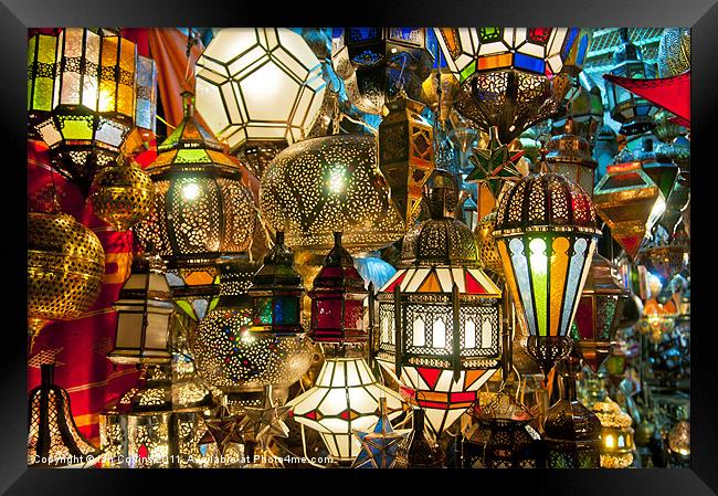 Morocco Lamps Framed Print by Ian Collins