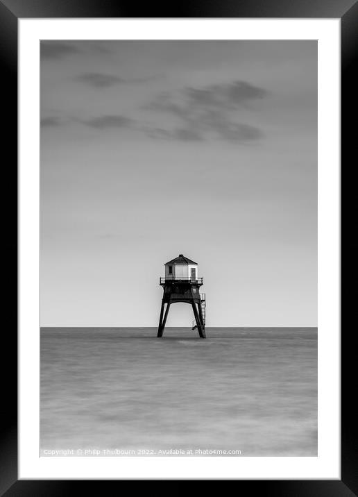 Dovercourt Lighthouse Framed Mounted Print by Philip Thulbourn