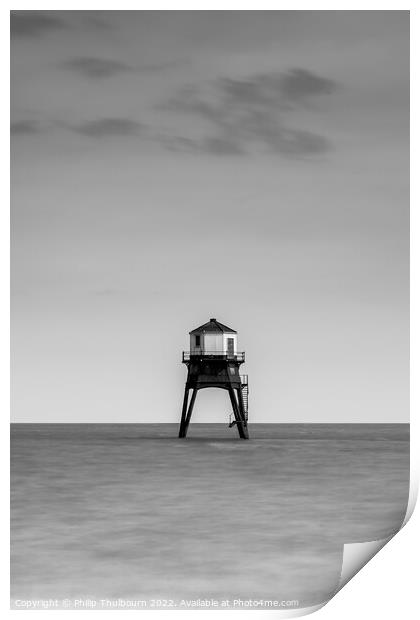 Dovercourt Lighthouse Print by Philip Thulbourn
