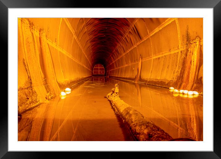 Darwin WWII Oil Storage Tunnel Framed Mounted Print by Antonio Ribeiro