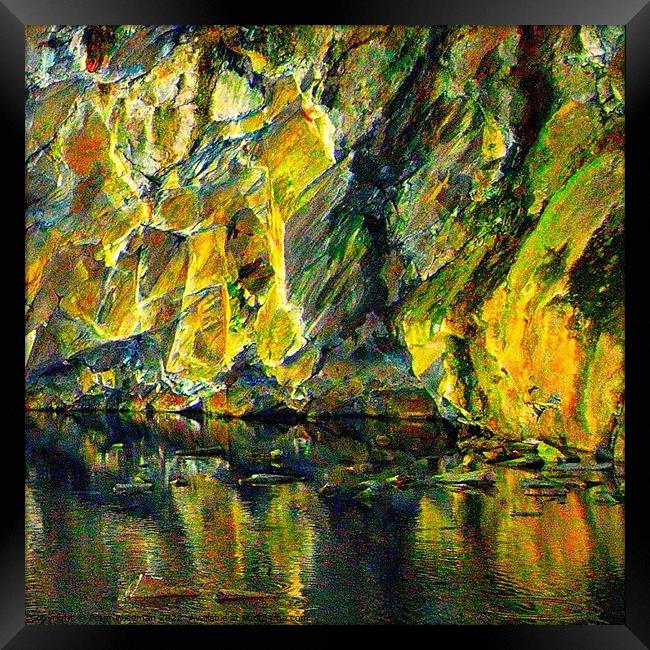 Rydal Cave, The Lake District Framed Print by Peter Wiseman