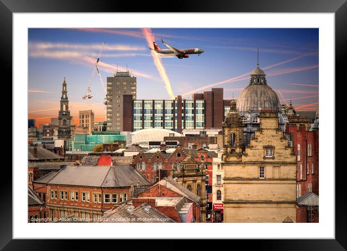 Leeds City Life Framed Mounted Print by Alison Chambers