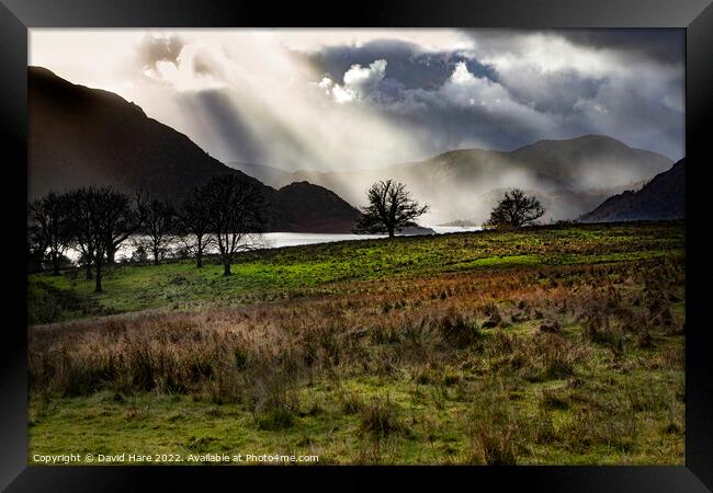 Ullswater, Lake District Framed Print by David Hare