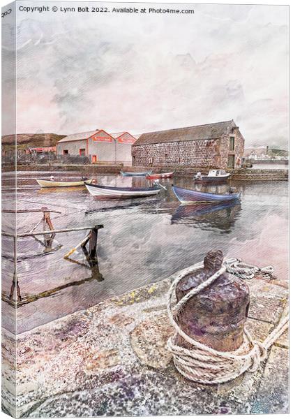 Hays Dock Lerwick Shetland Canvas Print by Lynn Bolt