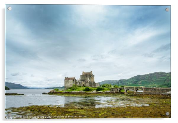 Eilean Donan castle, Scottish Highlands Acrylic by Delphimages Art