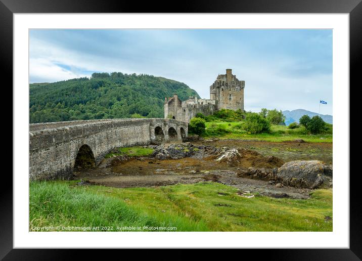 Eilean Donan castle, Scotland Framed Mounted Print by Delphimages Art