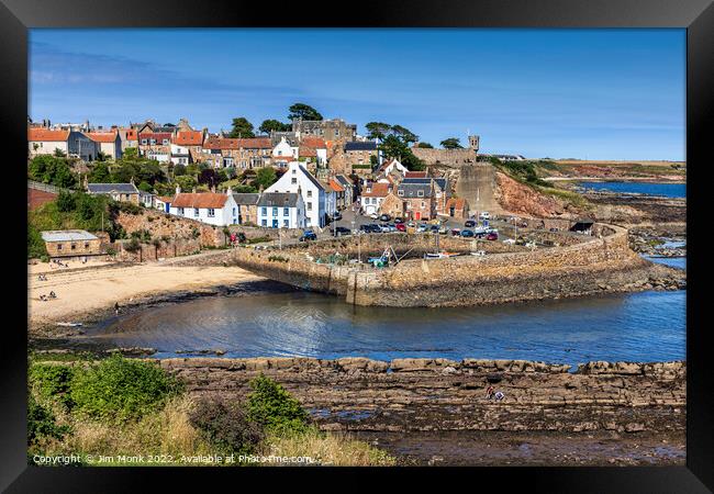 Crail Harbour, East Neuk of Fife Framed Print by Jim Monk